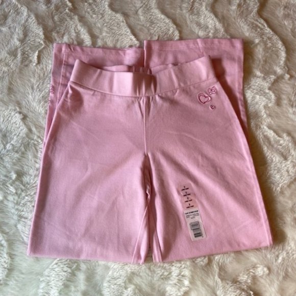 2/$25 Faded Glory Stretch Pink Comfy Pants Girls Size 7 NWOT - Picture 9 of 11